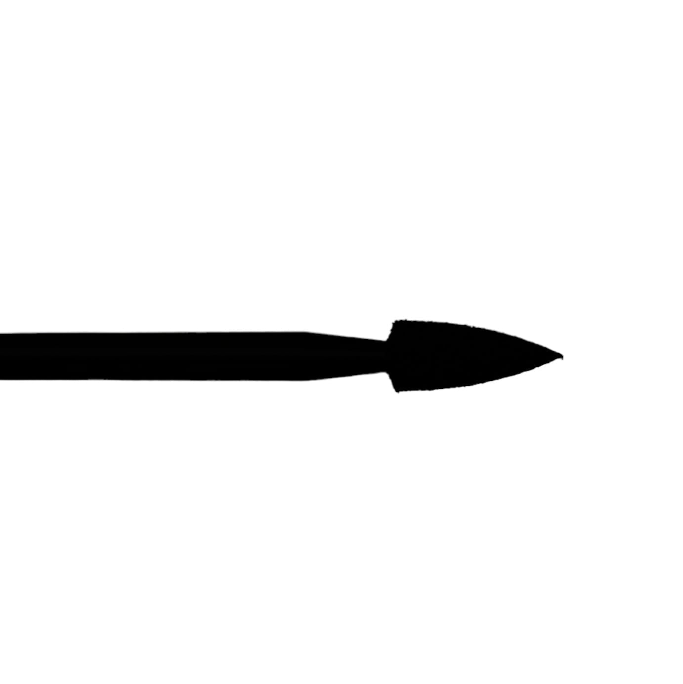 Outline of a cone shaped polishing point
