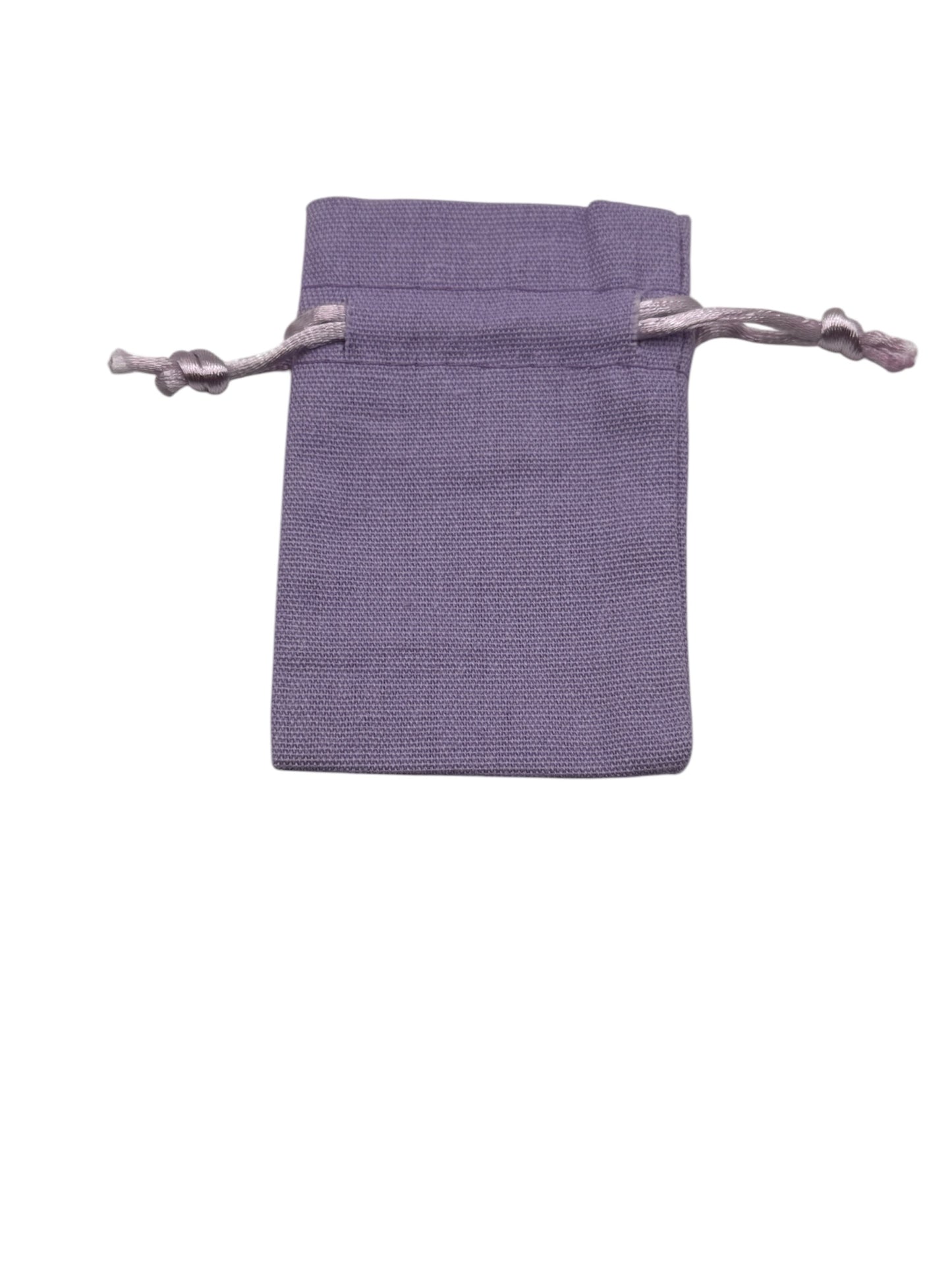 Lilac Cotton Drawstring Pouches - Small x5 Pieces