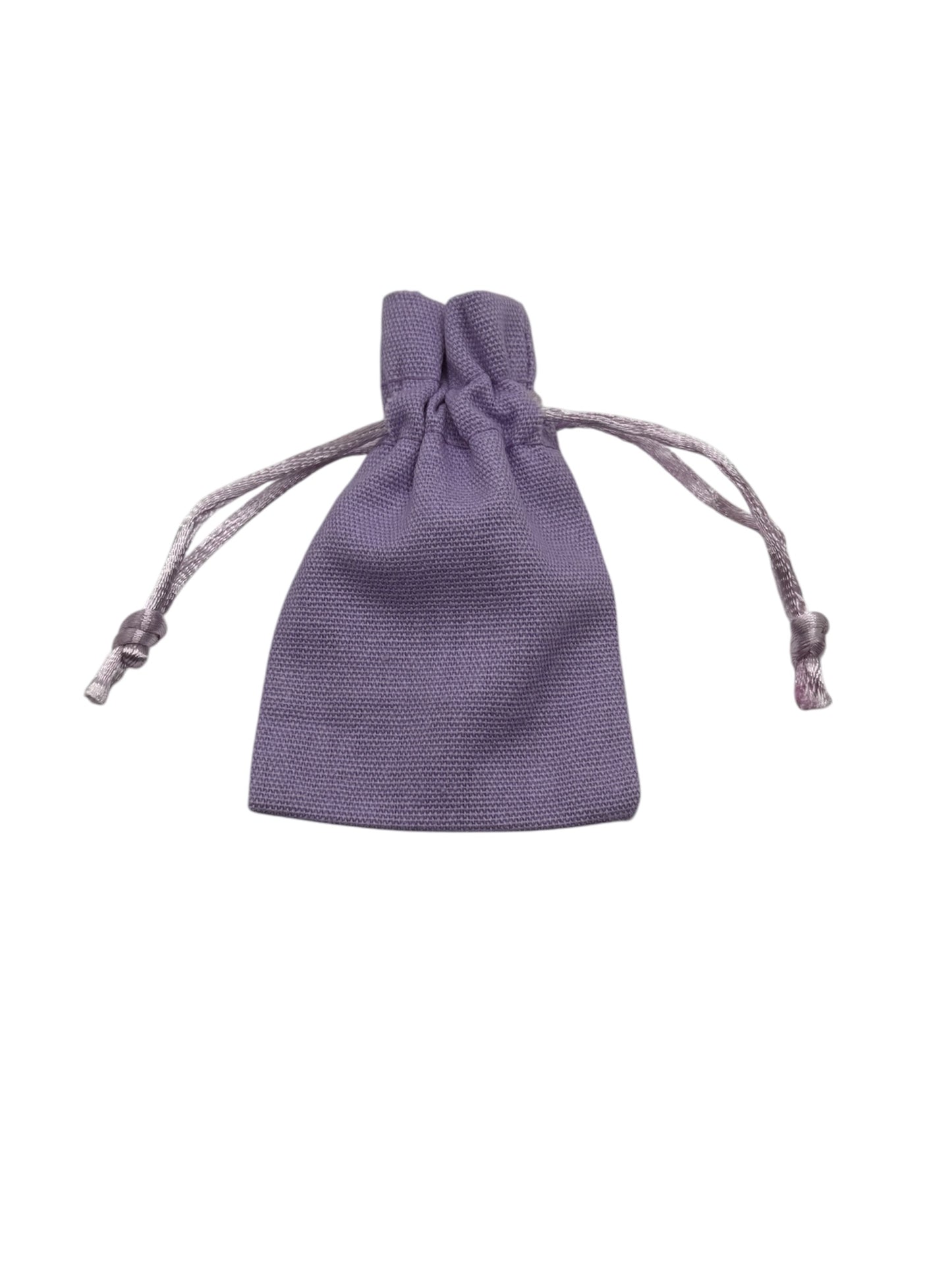 Lilac Cotton Drawstring Pouches - Small x5 Pieces