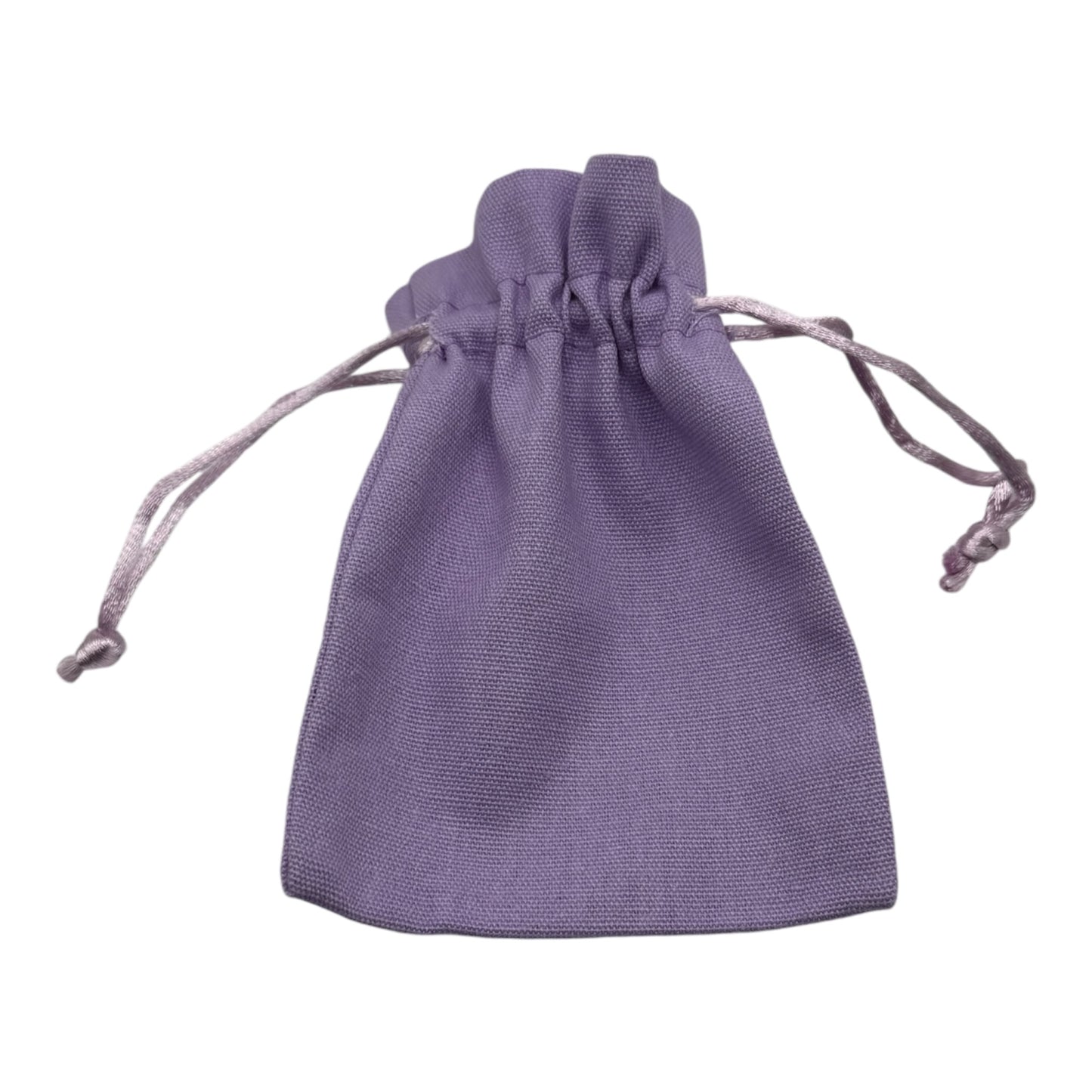 Lilac Drawstring pouch closed