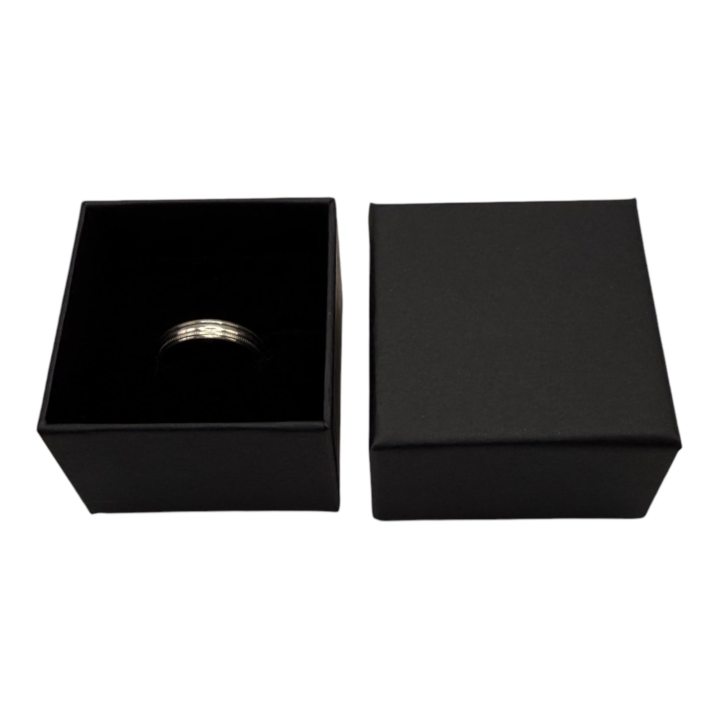 Recyclable Black Jewellery Ring box