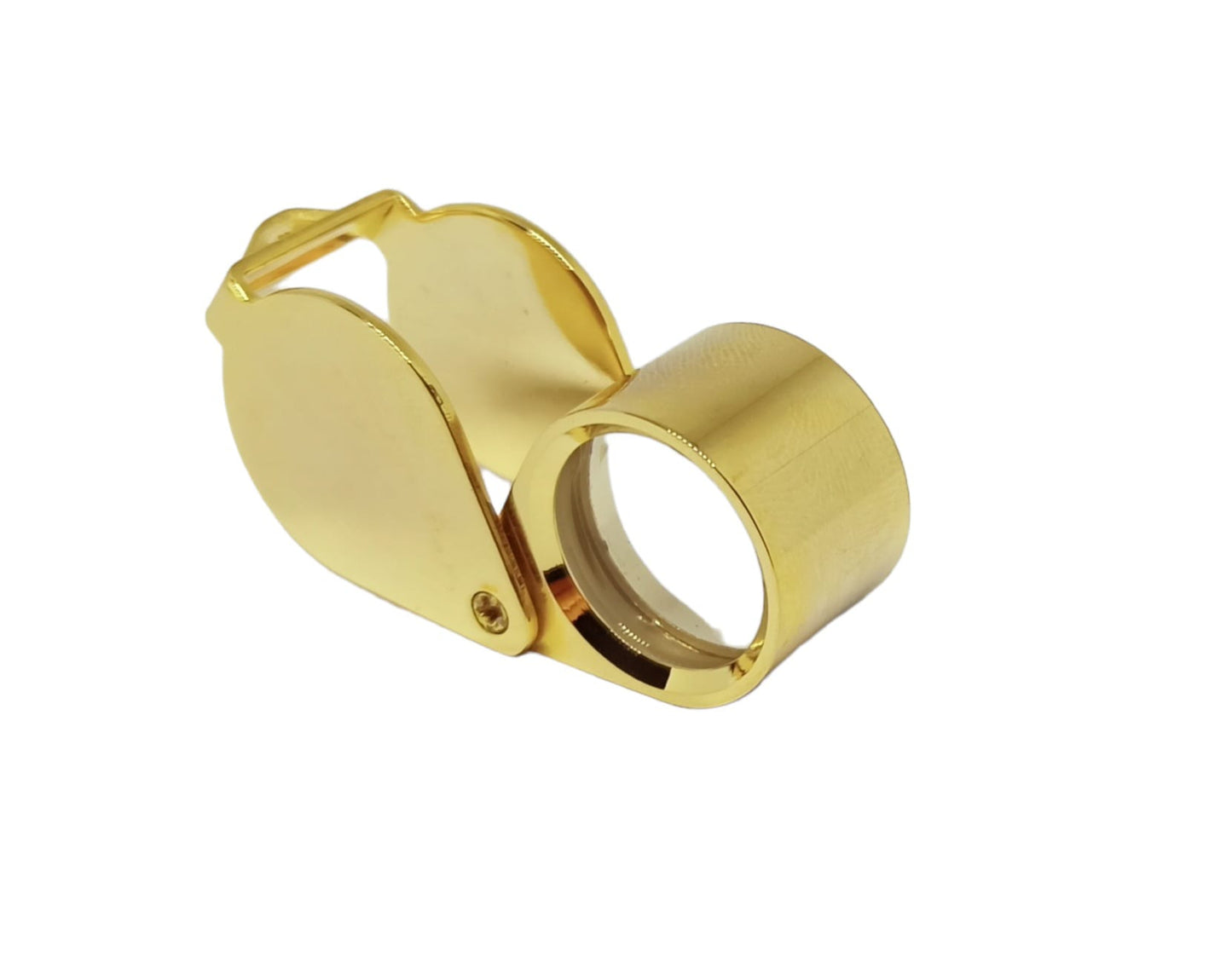 Loupe Magnifier x10 - Gold Coloured