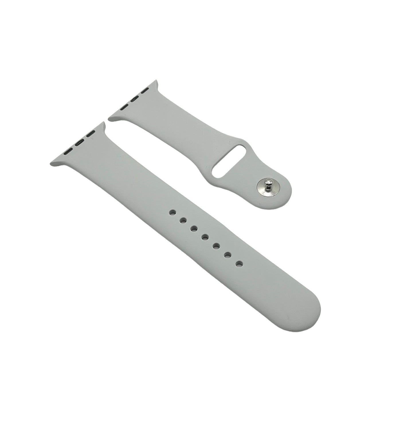 Silicone Watch Strap - Light Grey (42-45mm)