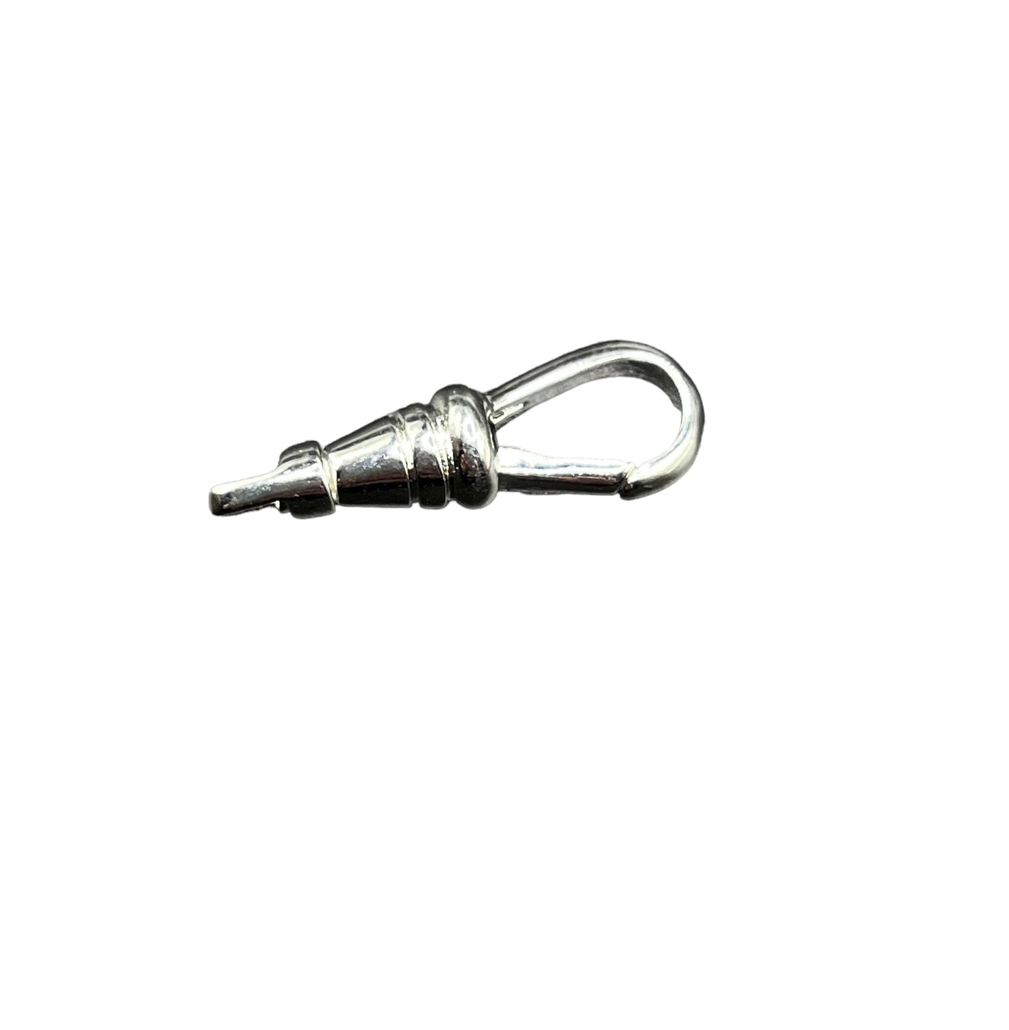 Side view if silver swivel