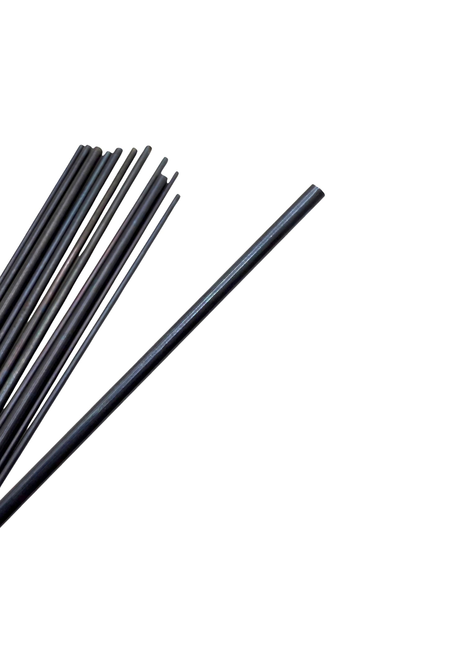 Close up of blue pivot steel