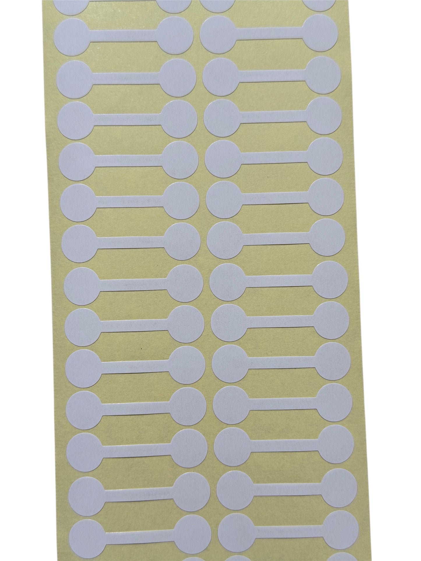 Sheet of dumbell stickers