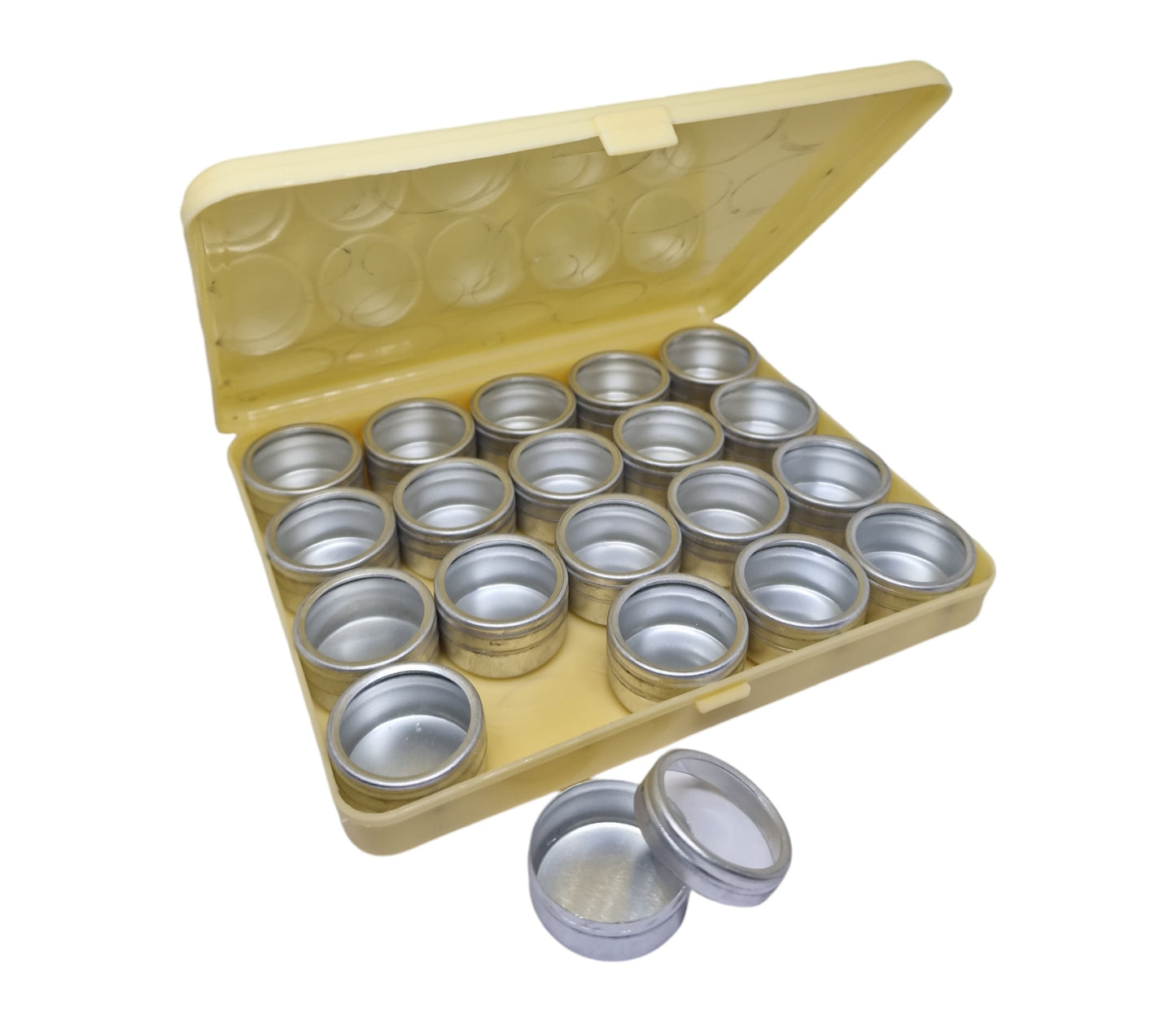 Plastic Storage Box With 20 Aluminium Containers
