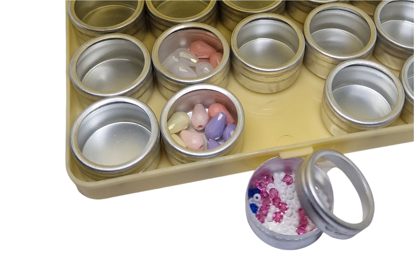 Plastic Storage Box With 20 Aluminium Containers