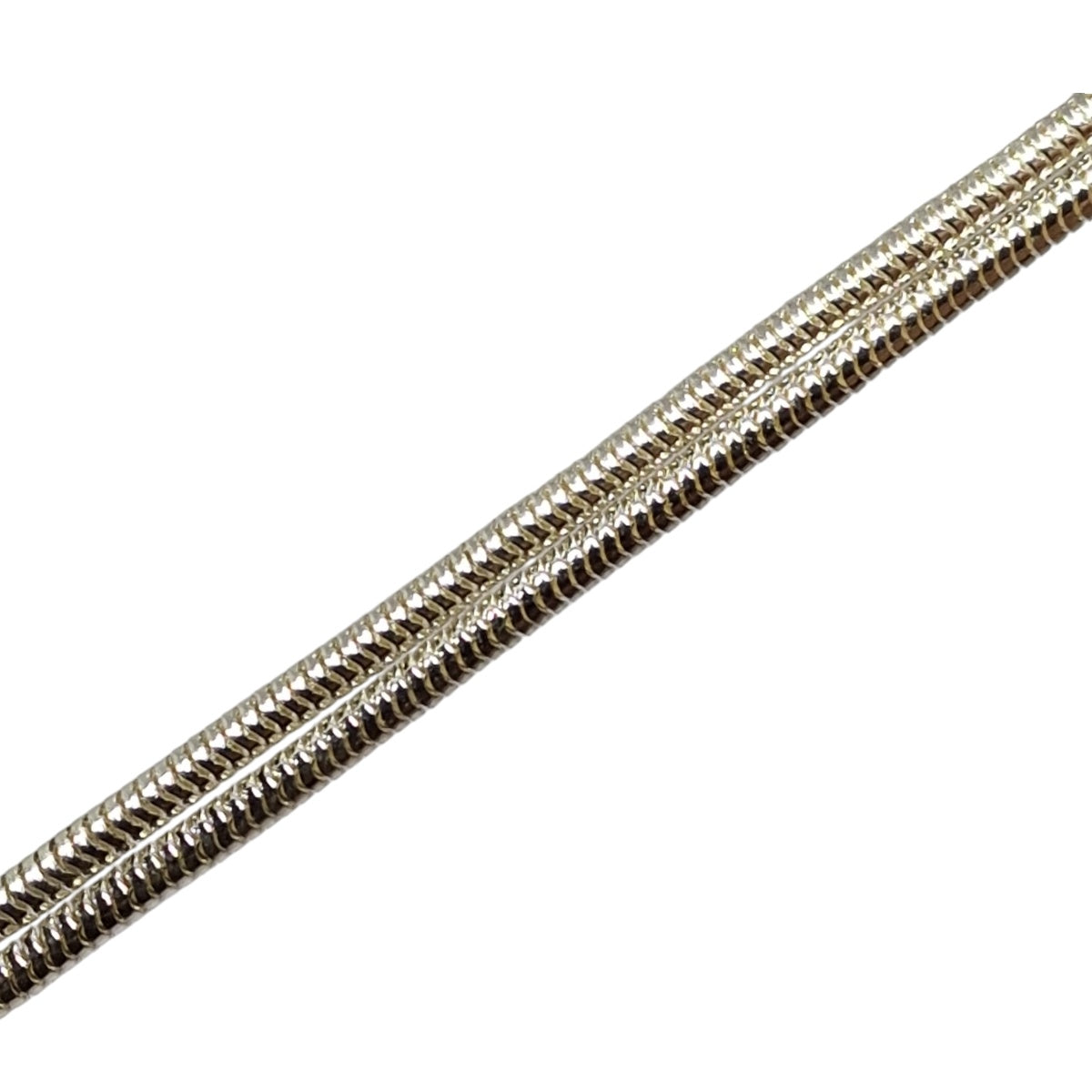 Close up of silver chain
