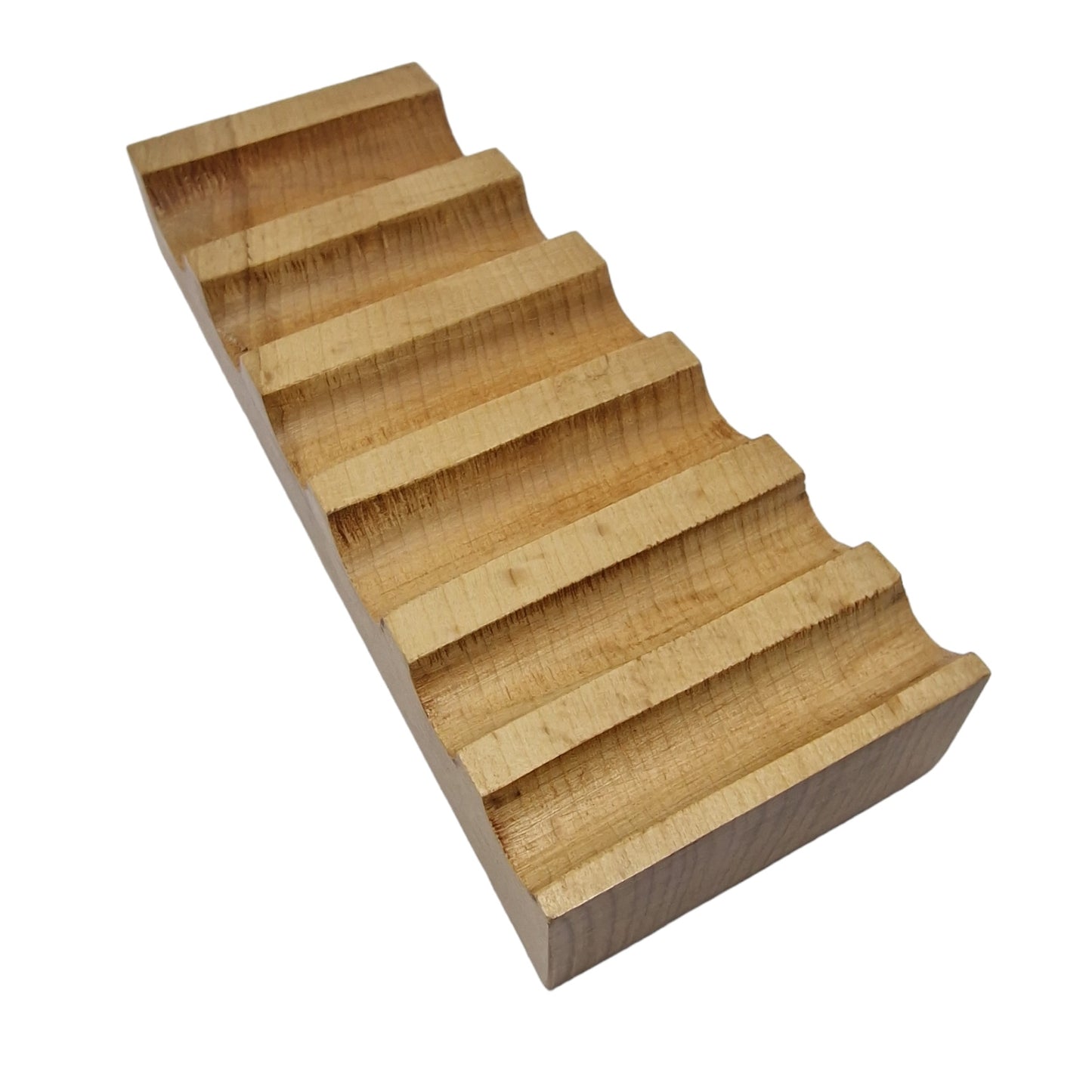 Close up of wooden swage block