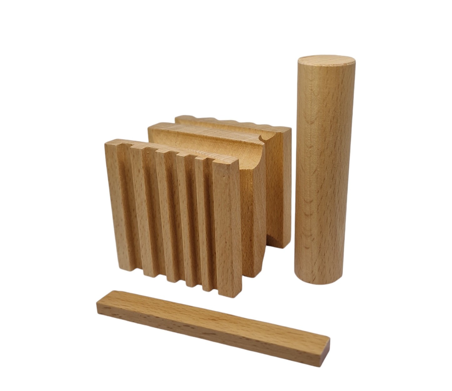 Wooden Swage Block and Punch Set