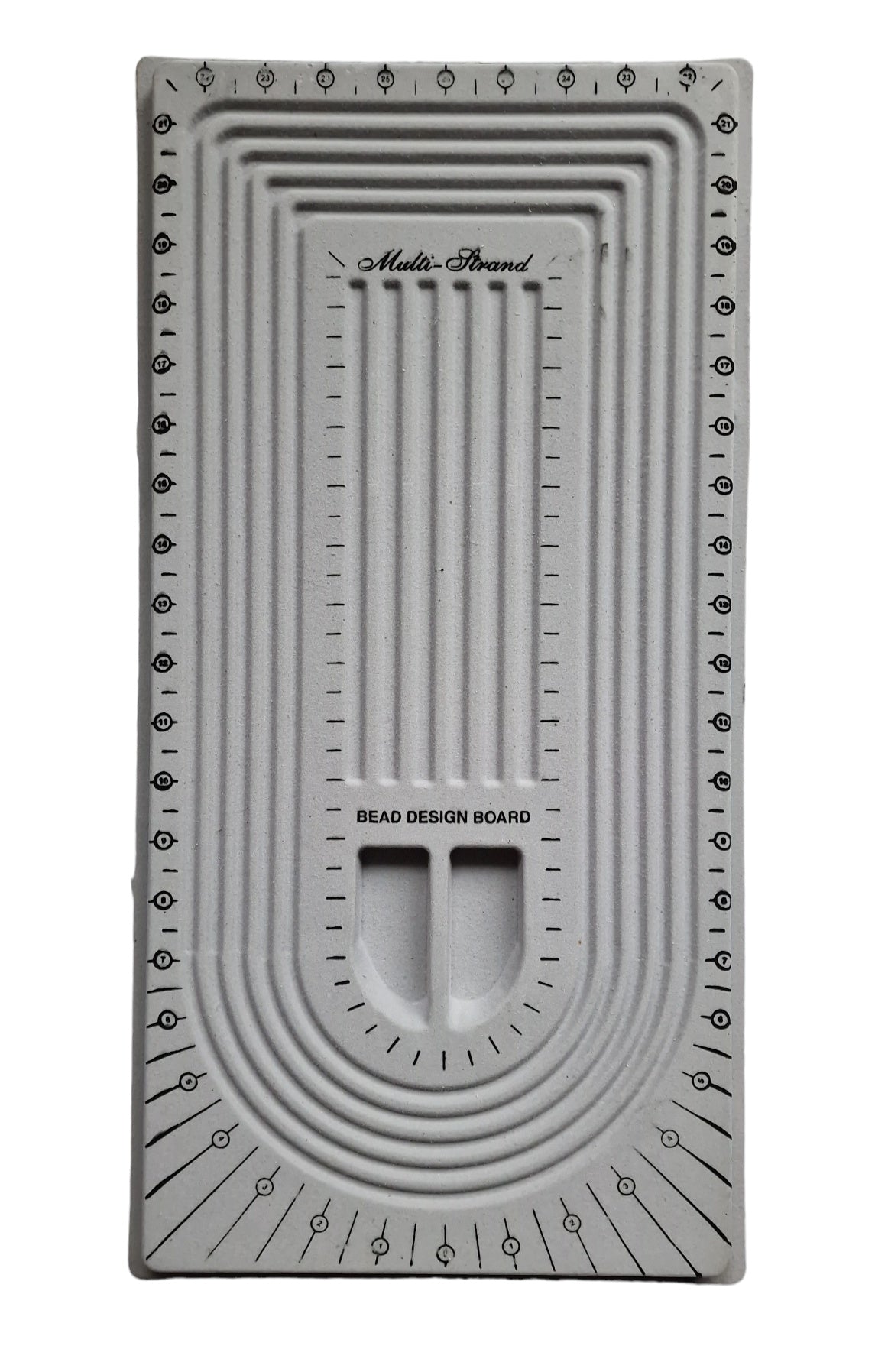 Bead design board in Grey colour on a white background