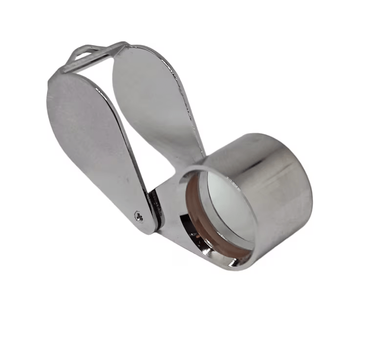 Loupe Magnifier X10 - Chrome