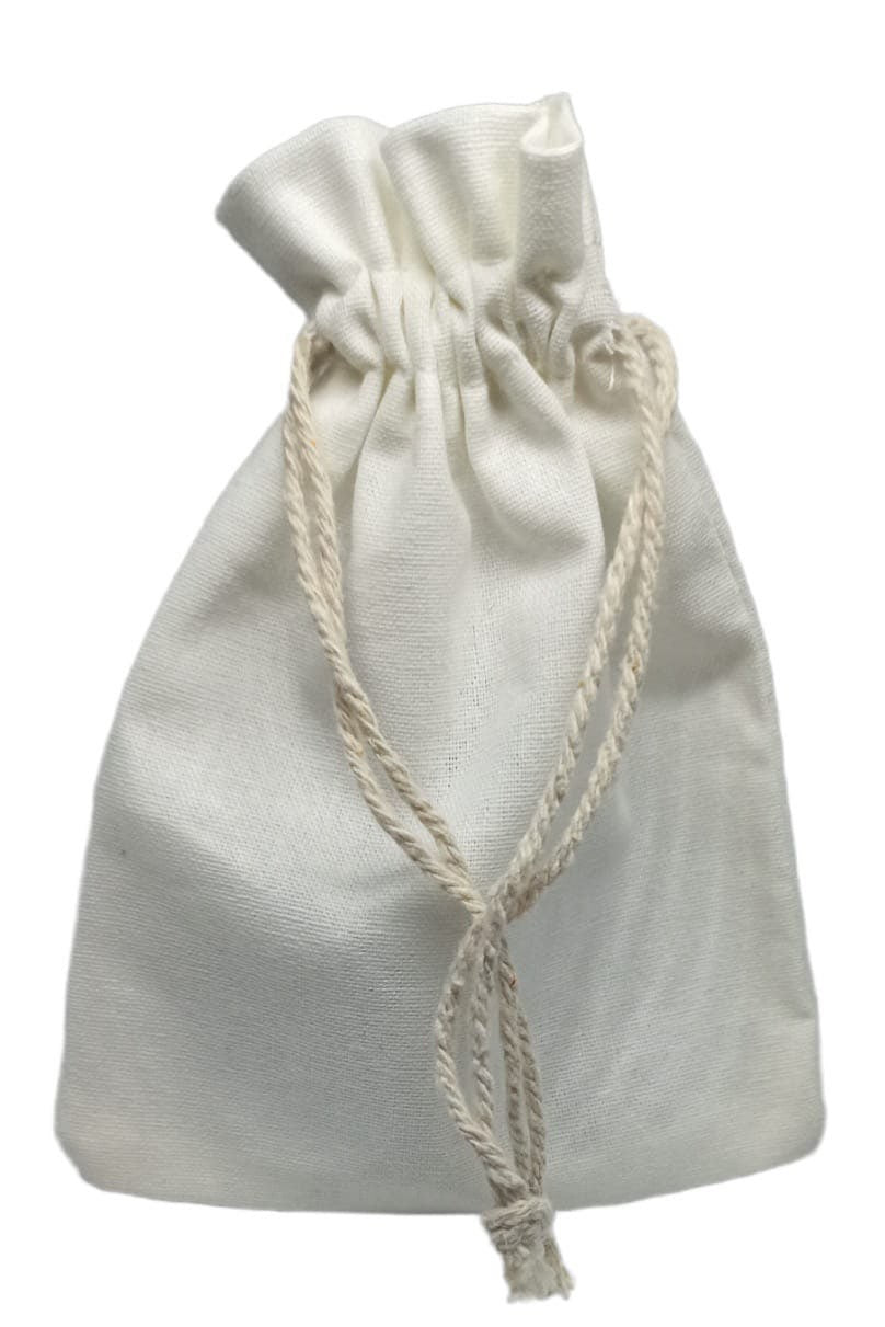 Biodegradable Drawstring Jewellery bag 13x10cm - 6 pieces