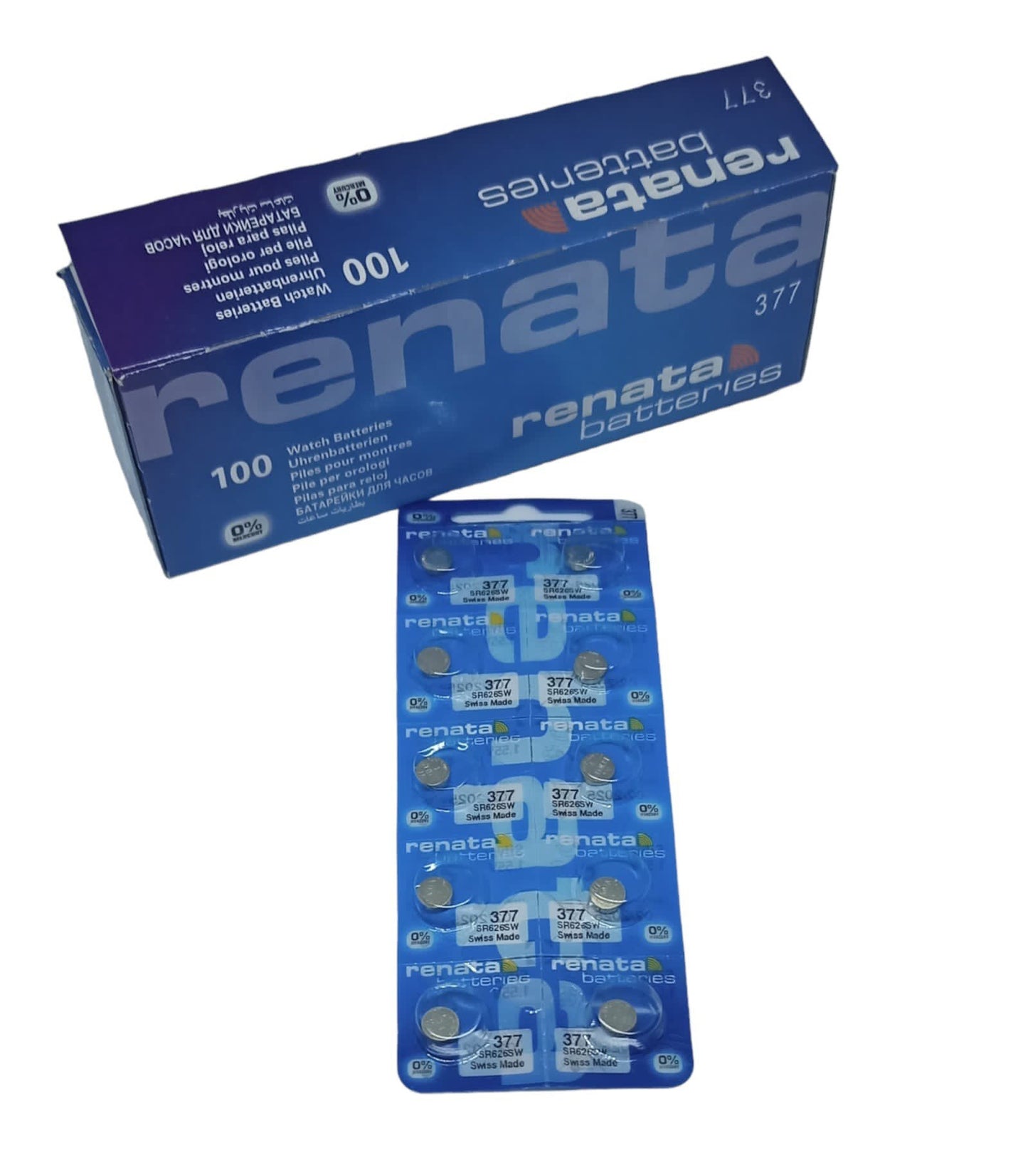 Renata 377 Watch Batteries x10 Pieces