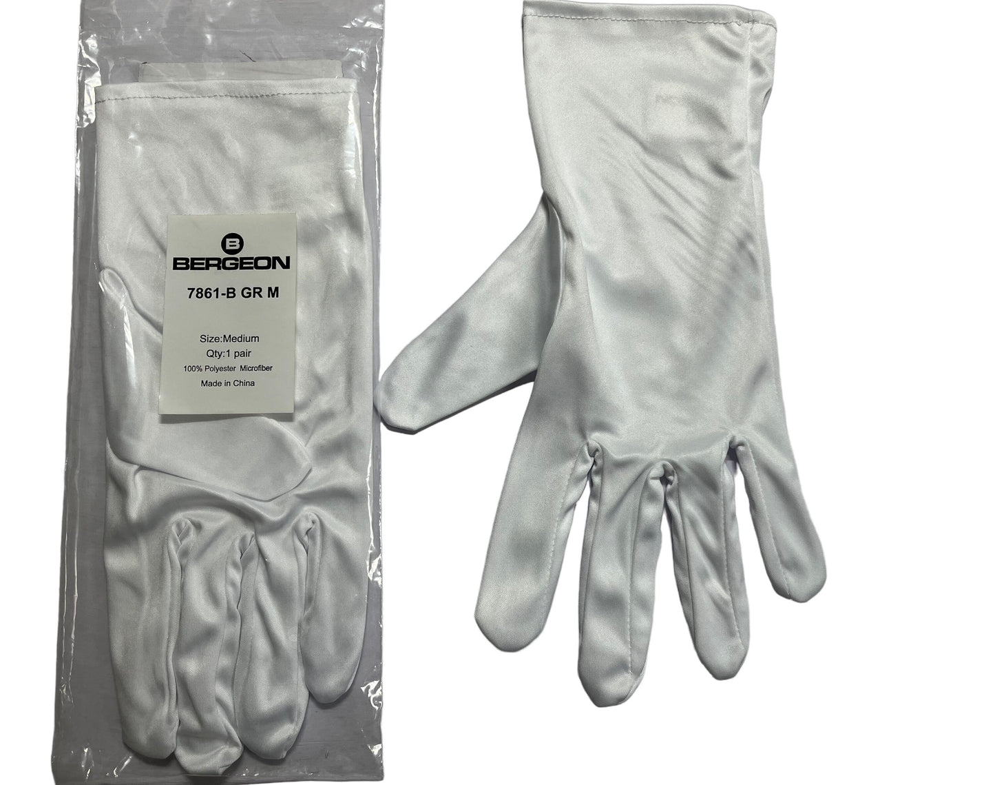 Bergeon 7861-N - Jewellery Handling Gloves - White