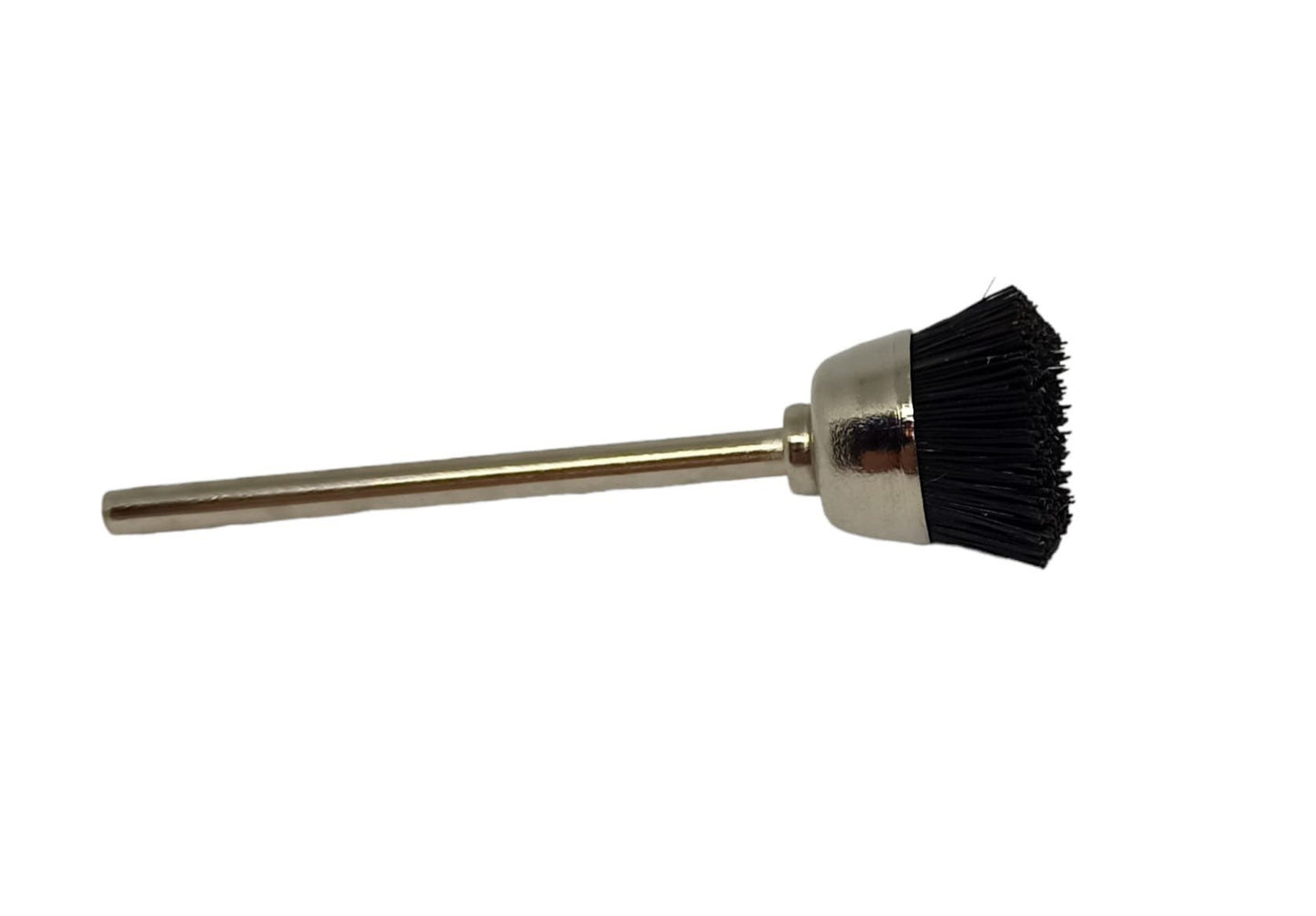 Mounted Black Bristle Cup Brushes x 3 Pieces