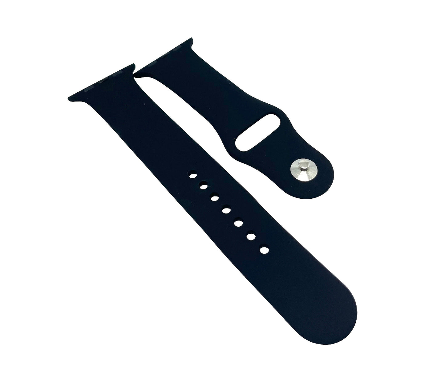 Silicone Watch Strap - Black (42-45mm)