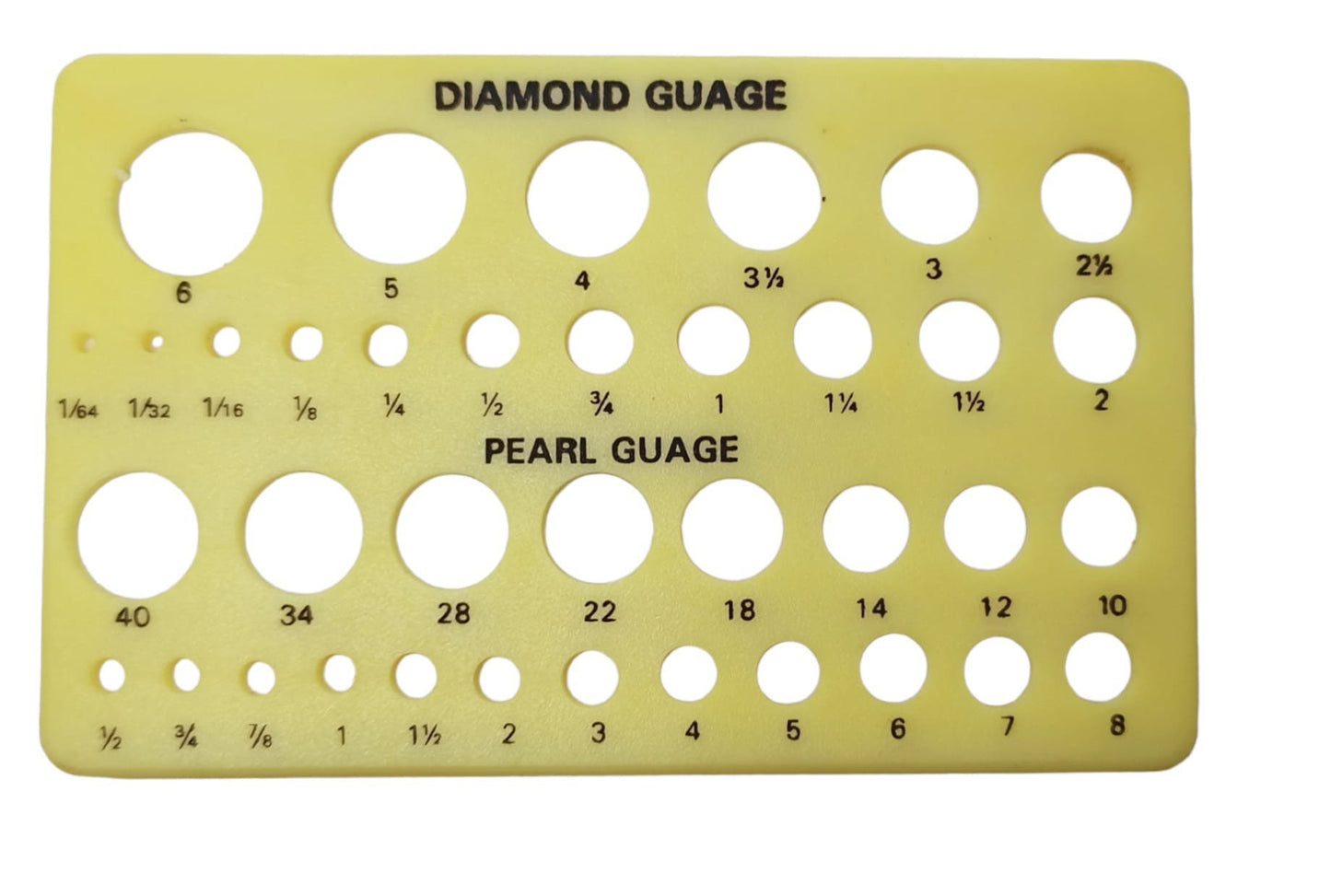 Diamond and Pearl Gauge - Plastic