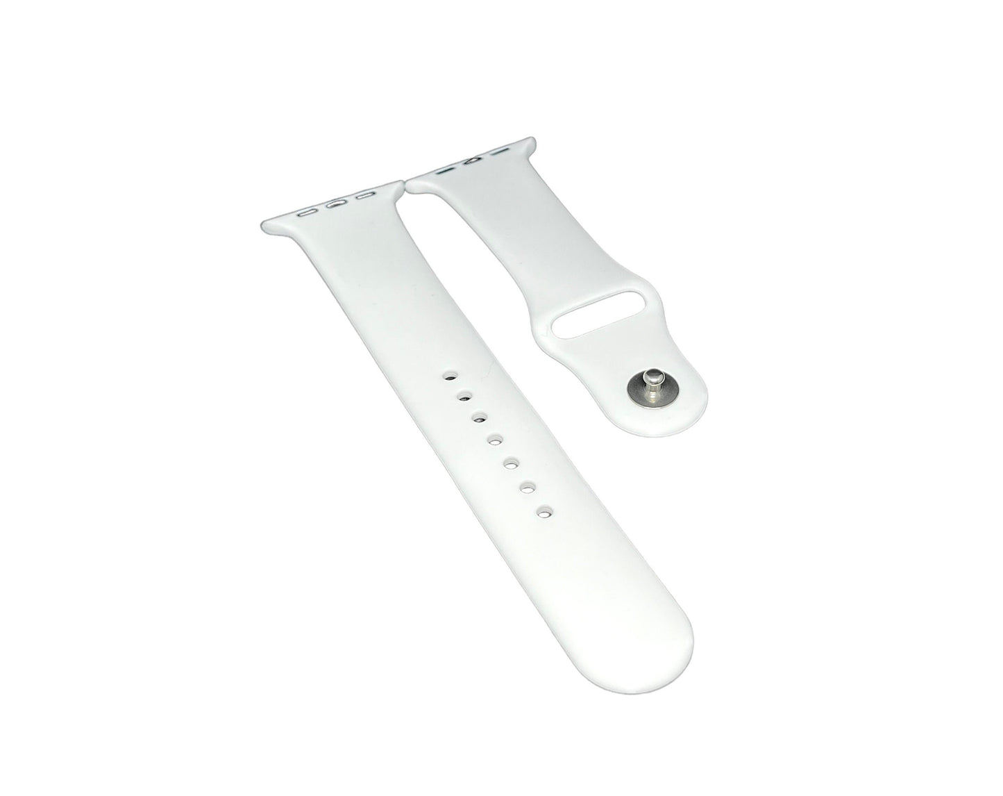 Silicone Watch Strap - White (42-45mm)