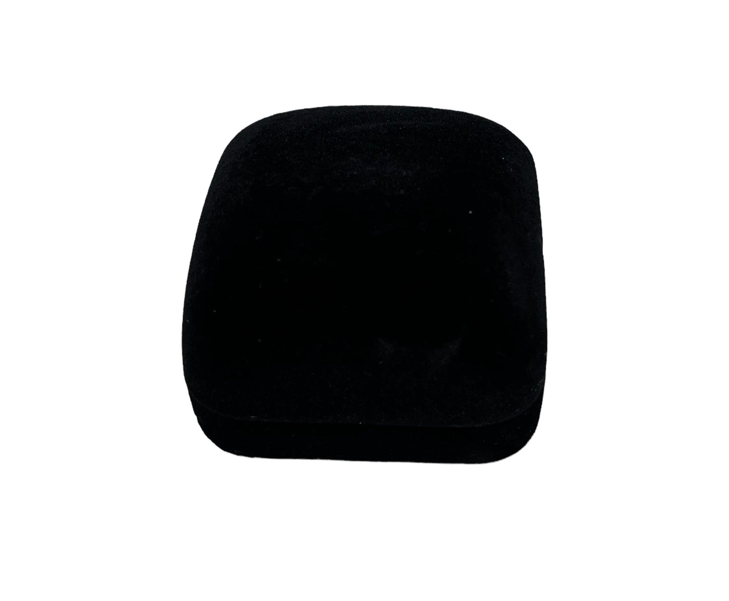 Black Flocked Ring Boxes