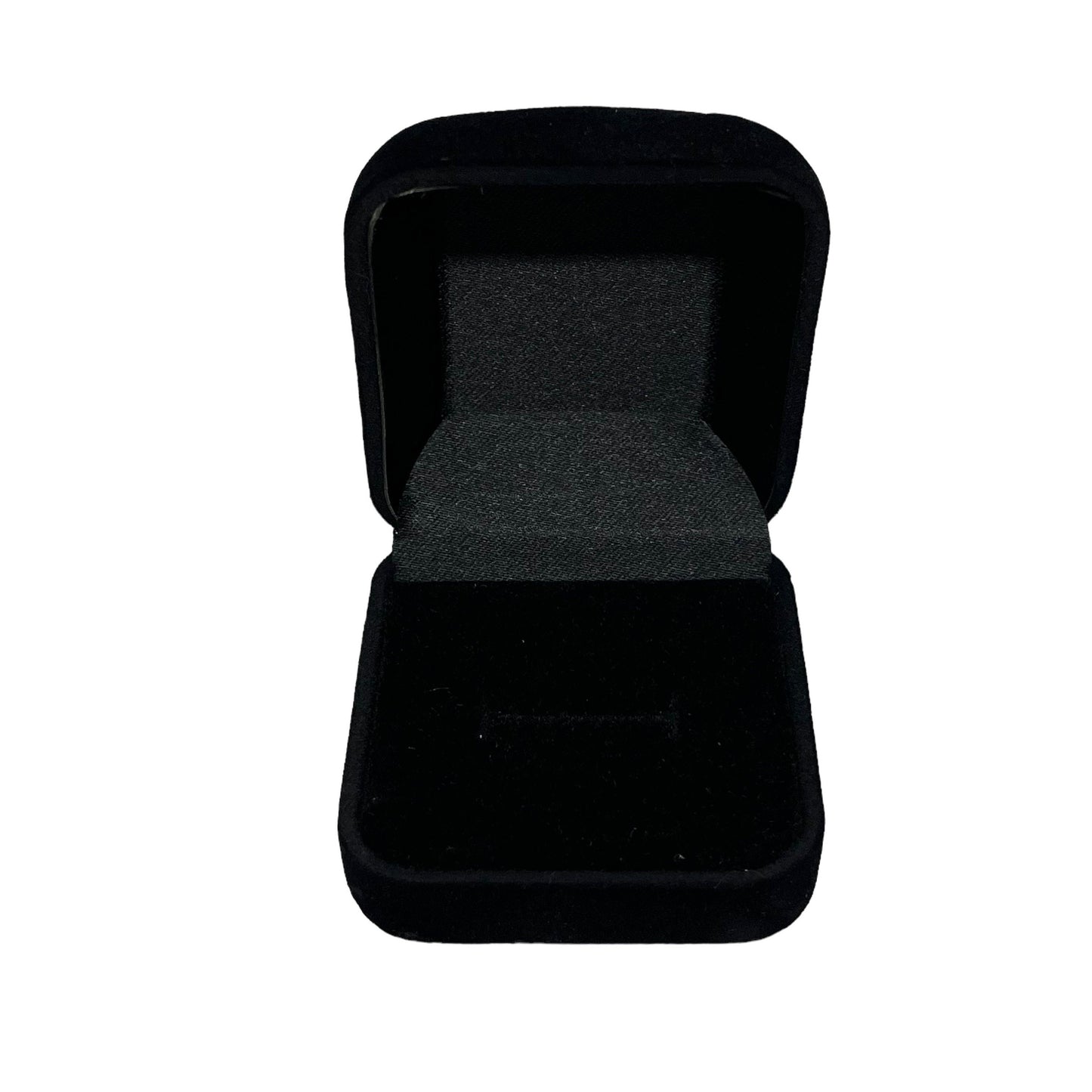 Black Flocked Ring Boxes
