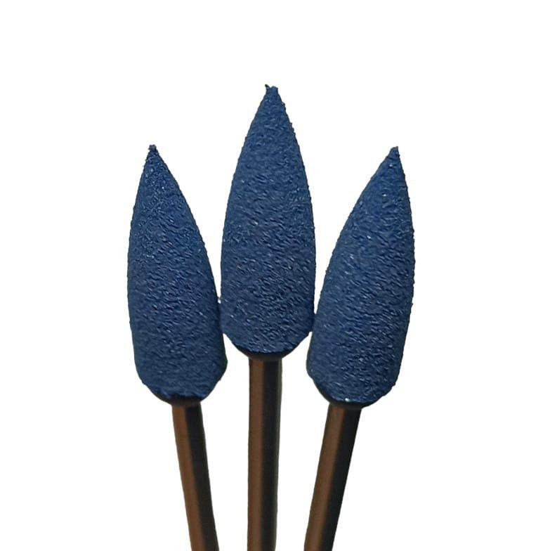 Eve Rubber Polishers - Extra Coarse - Pear Shape x3 Pieces