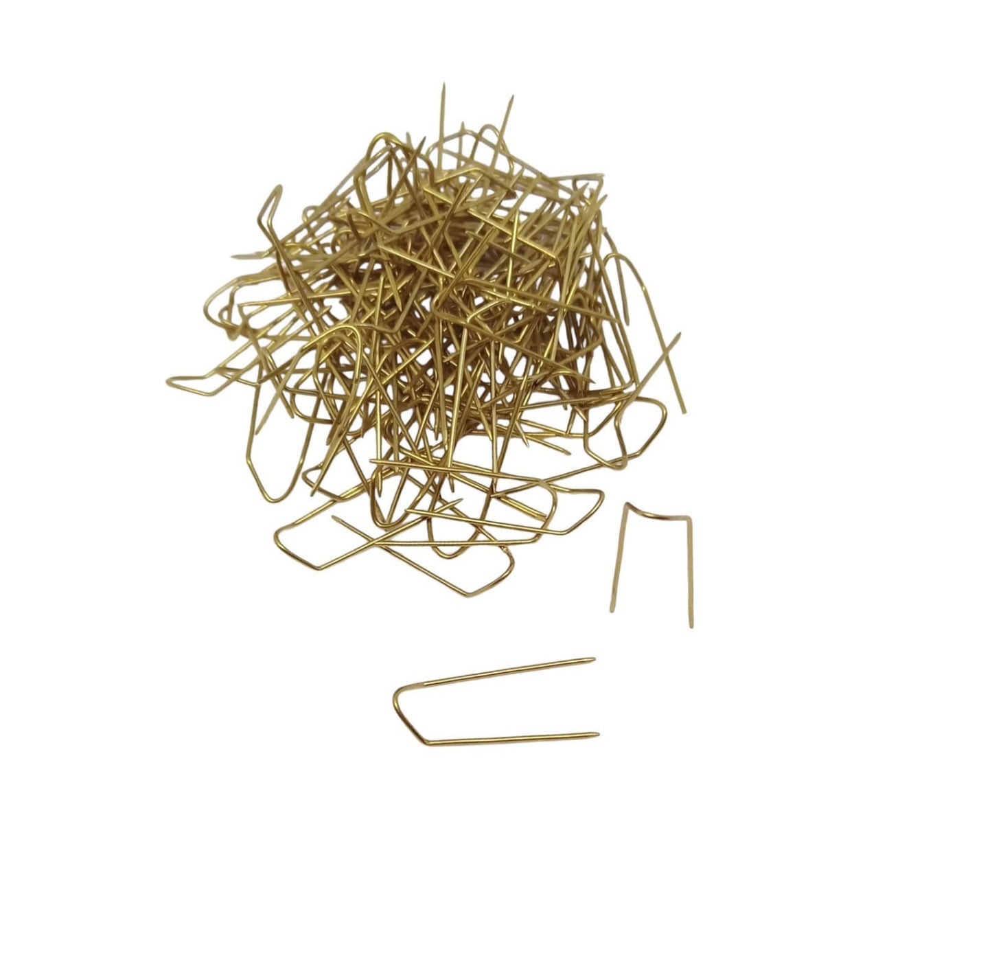 Brass Display Pins - U Shape x100 Pieces