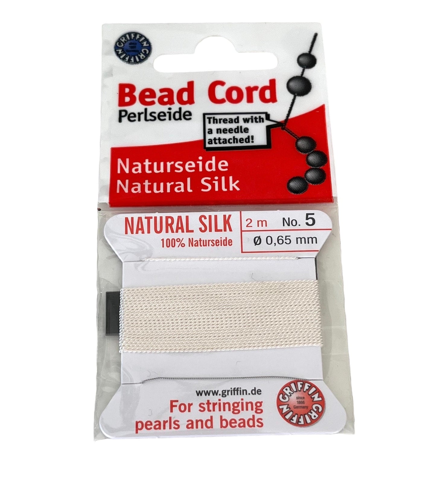 Griffin White Silk Thread - No.5