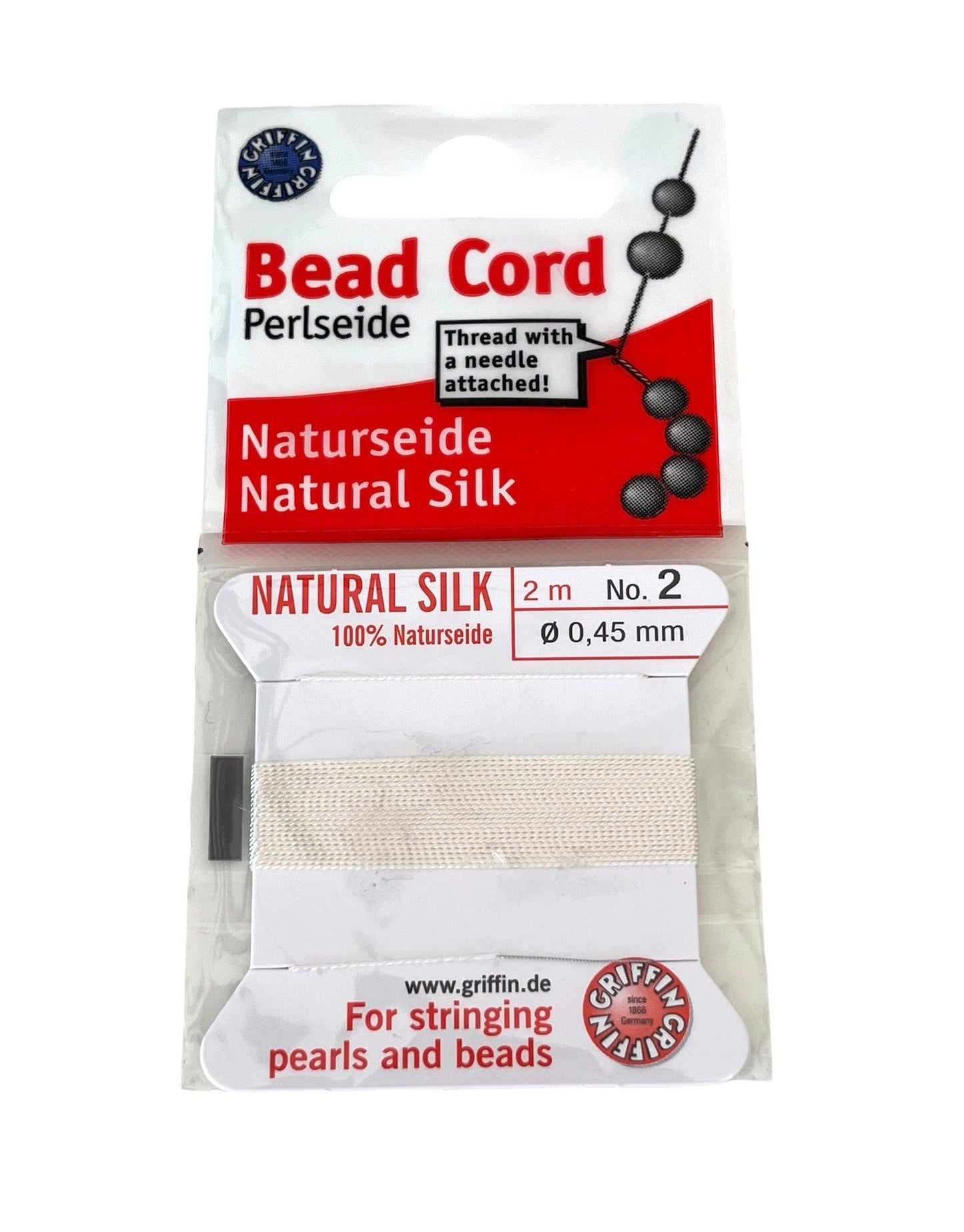 Griffin White Silk Thread - No.2