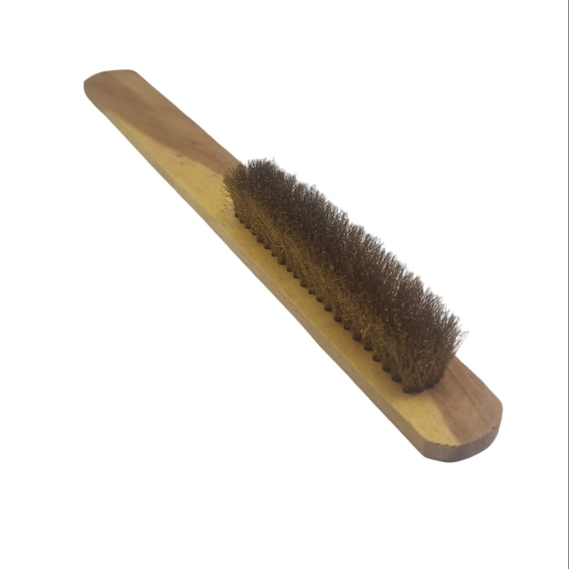 Soft Brass Hand Brush - 4 Row