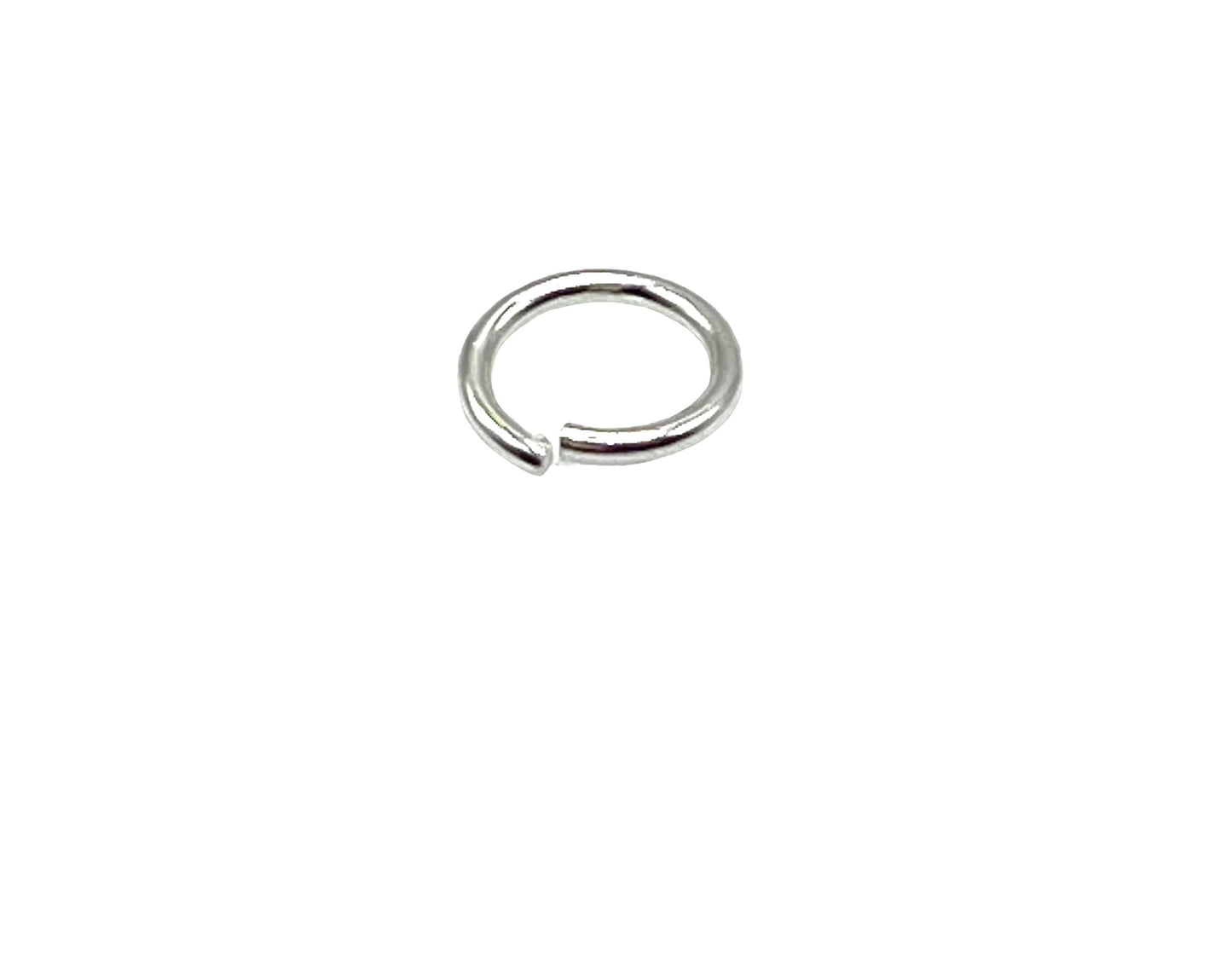 Sterling Silver Jump Rings - 7mm x10 Pieces