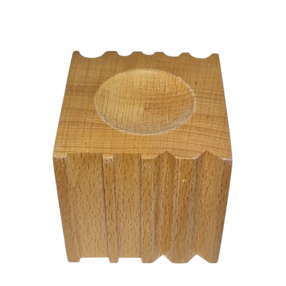 Wooden swage block doming 