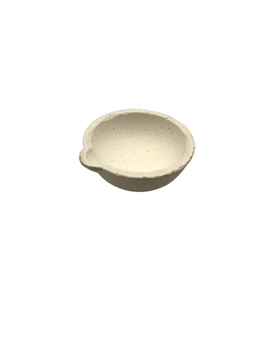 Melting crucible for metal