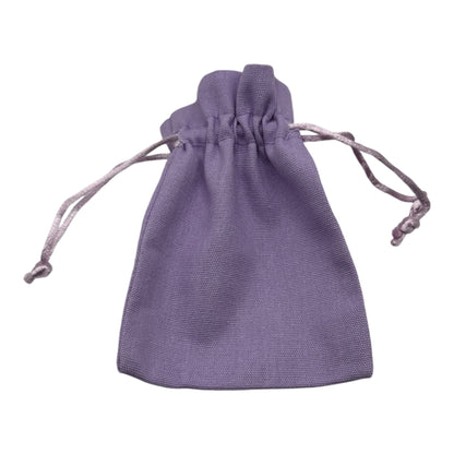 Lilac Drawstring pouch closed