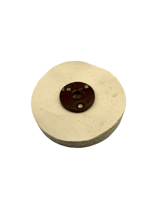 Hard calico jewellery polishing mop