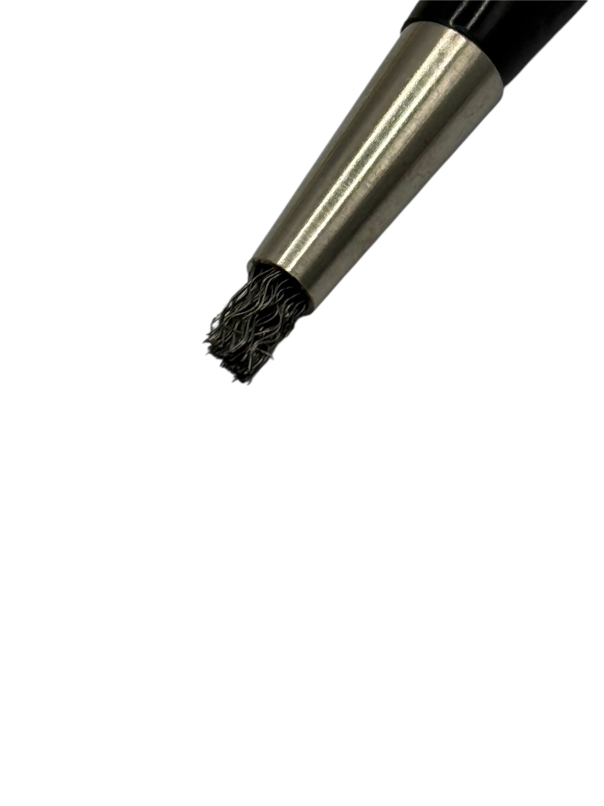 Close up of steel pen
