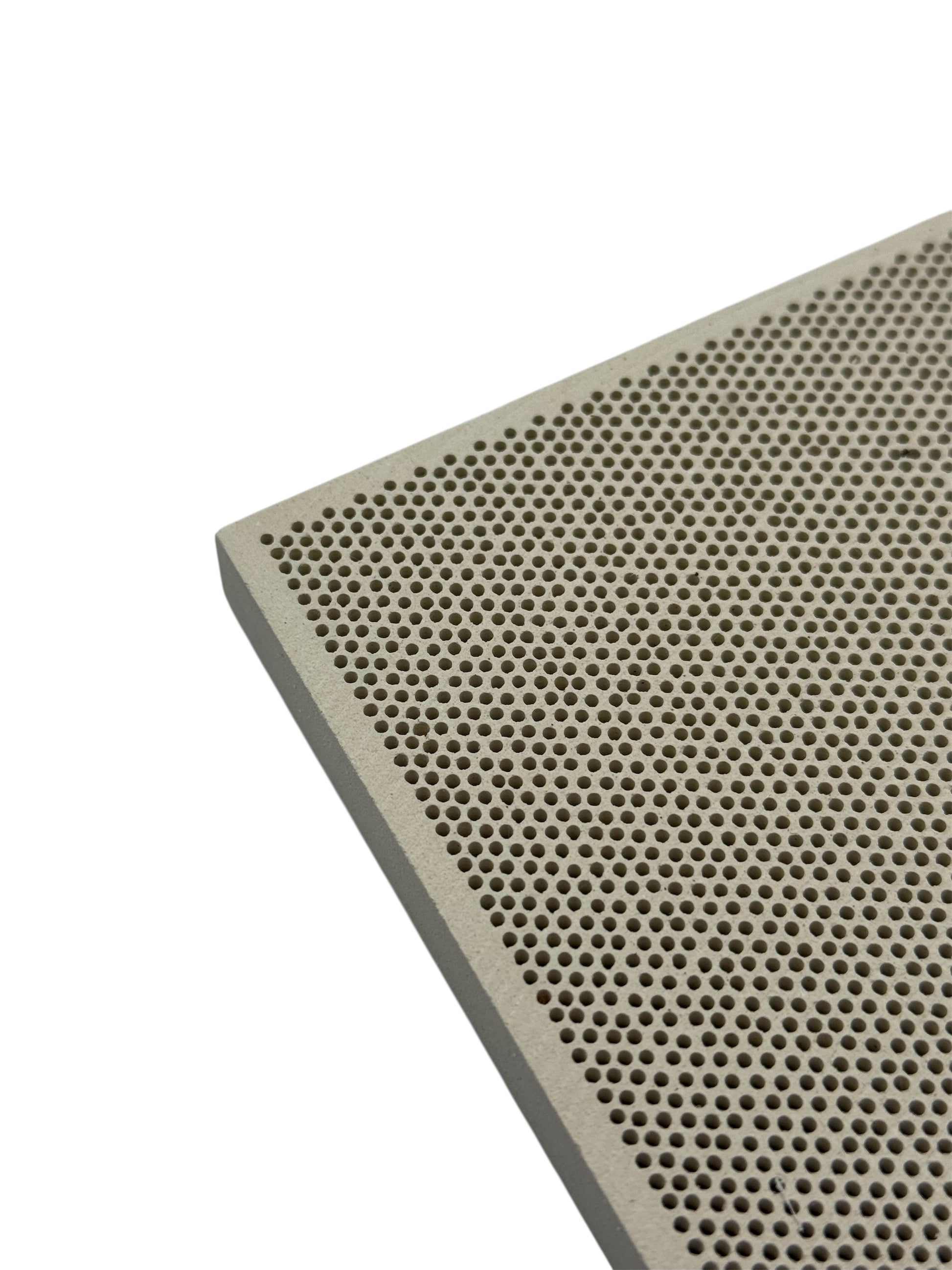Close up of honeycomb solder block