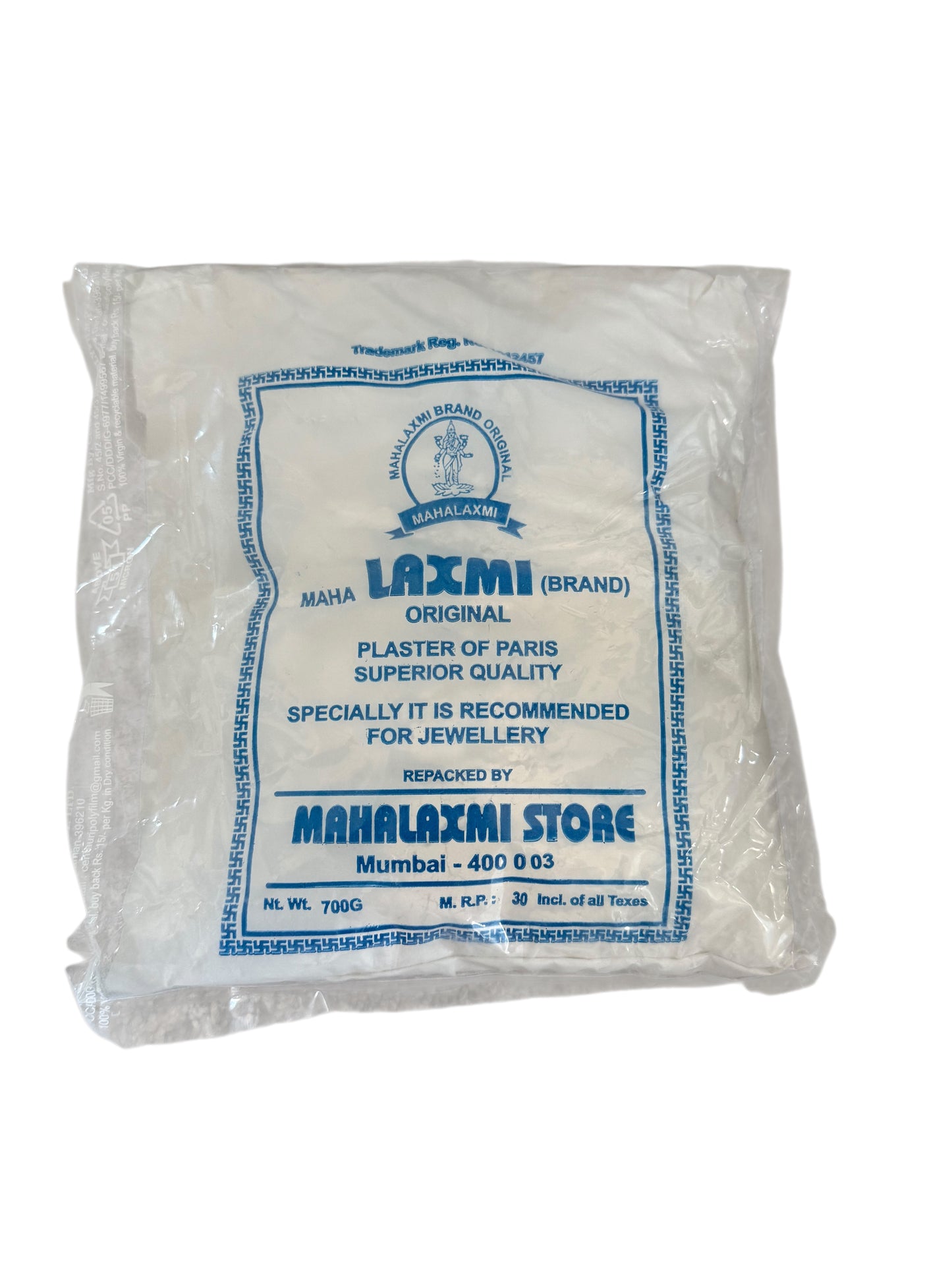 Plaster of Paris – 700g Bag for Jewellery, Crafts & Moulding