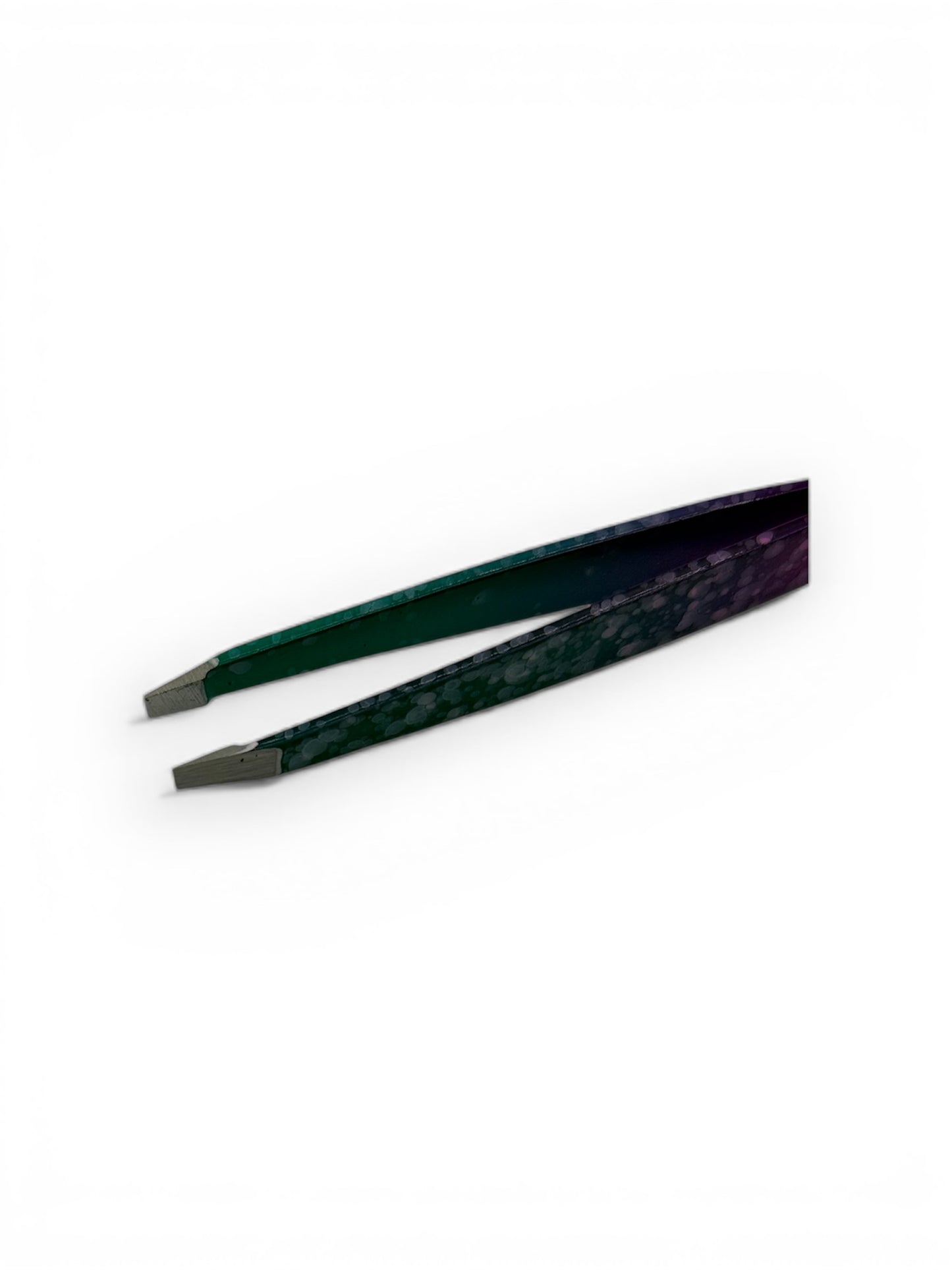 Side view of eyebrow tweezers