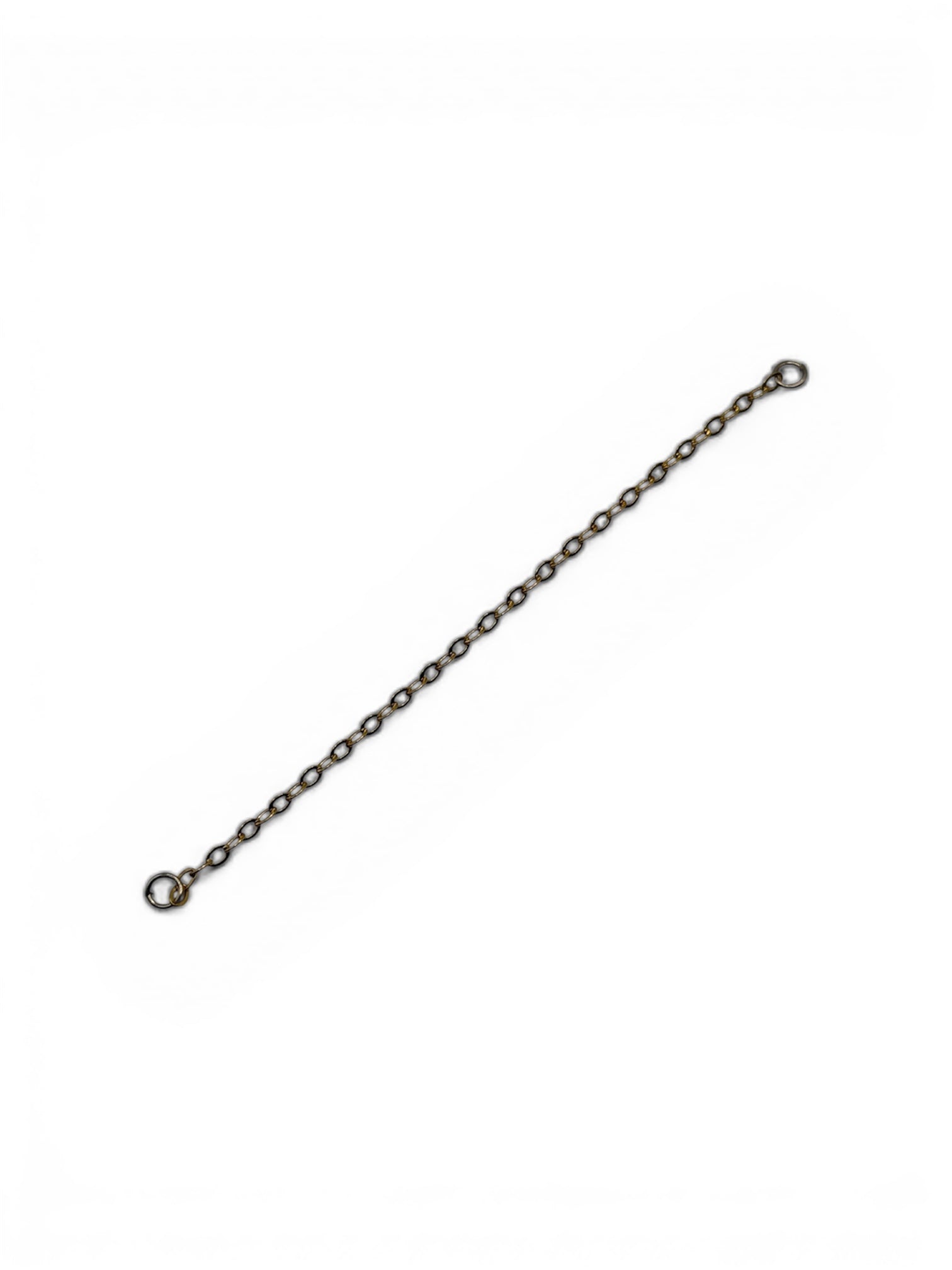 Metal chain on a white background