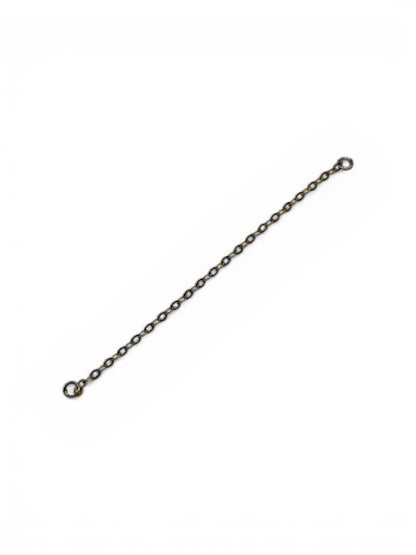Metal chain on a white background