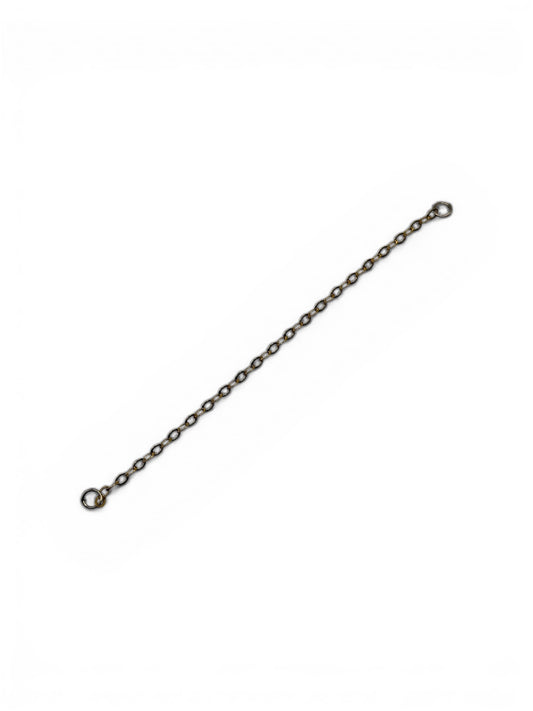 Metal chain on a white background