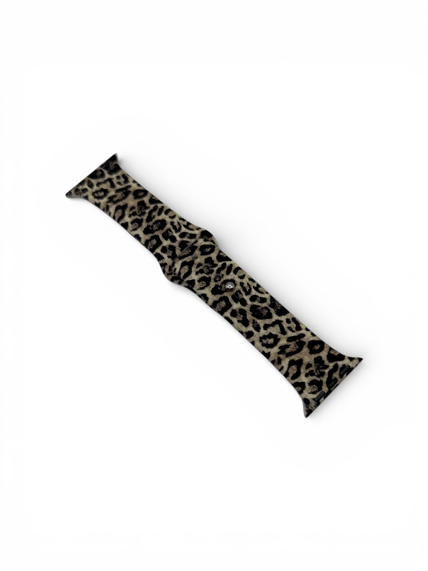Leopard print watch strap