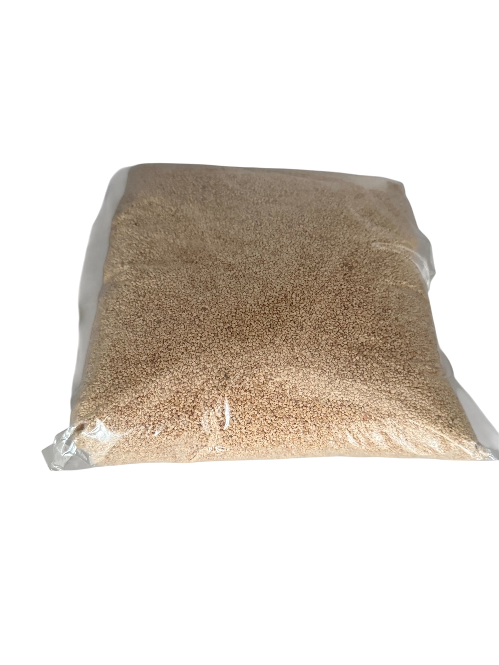 Bag of sand or gravel on a white background