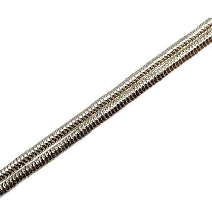Close up of silver chain