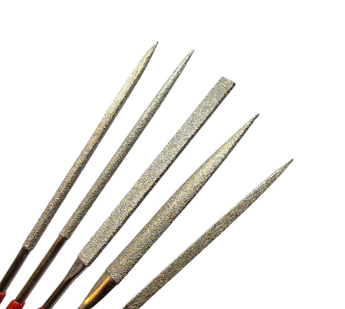 Close up of diamond coated files