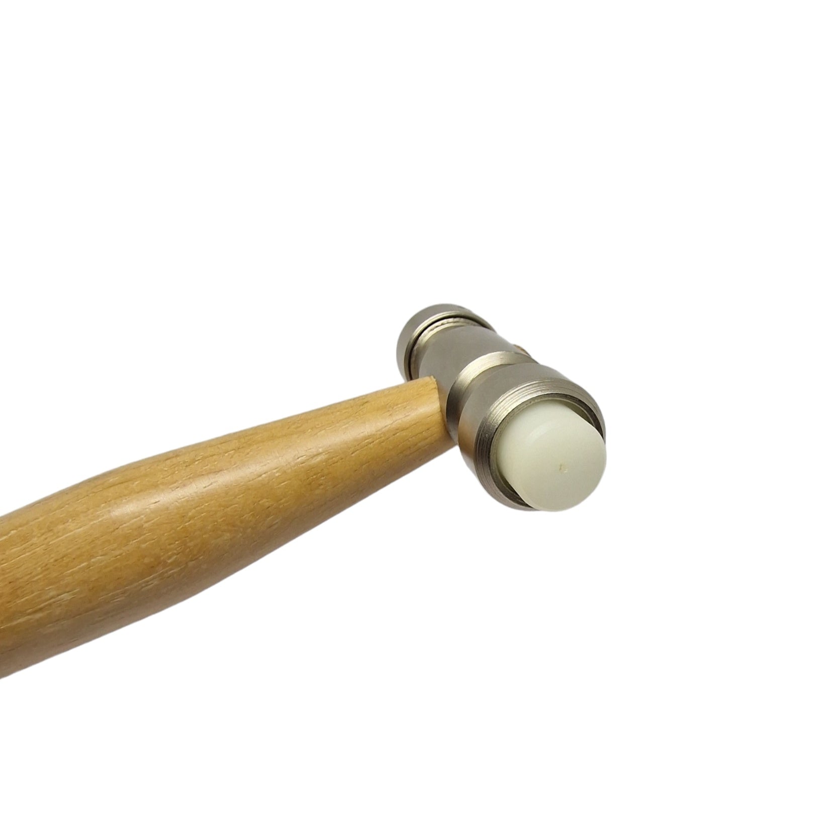 Close up of a nylon hammer