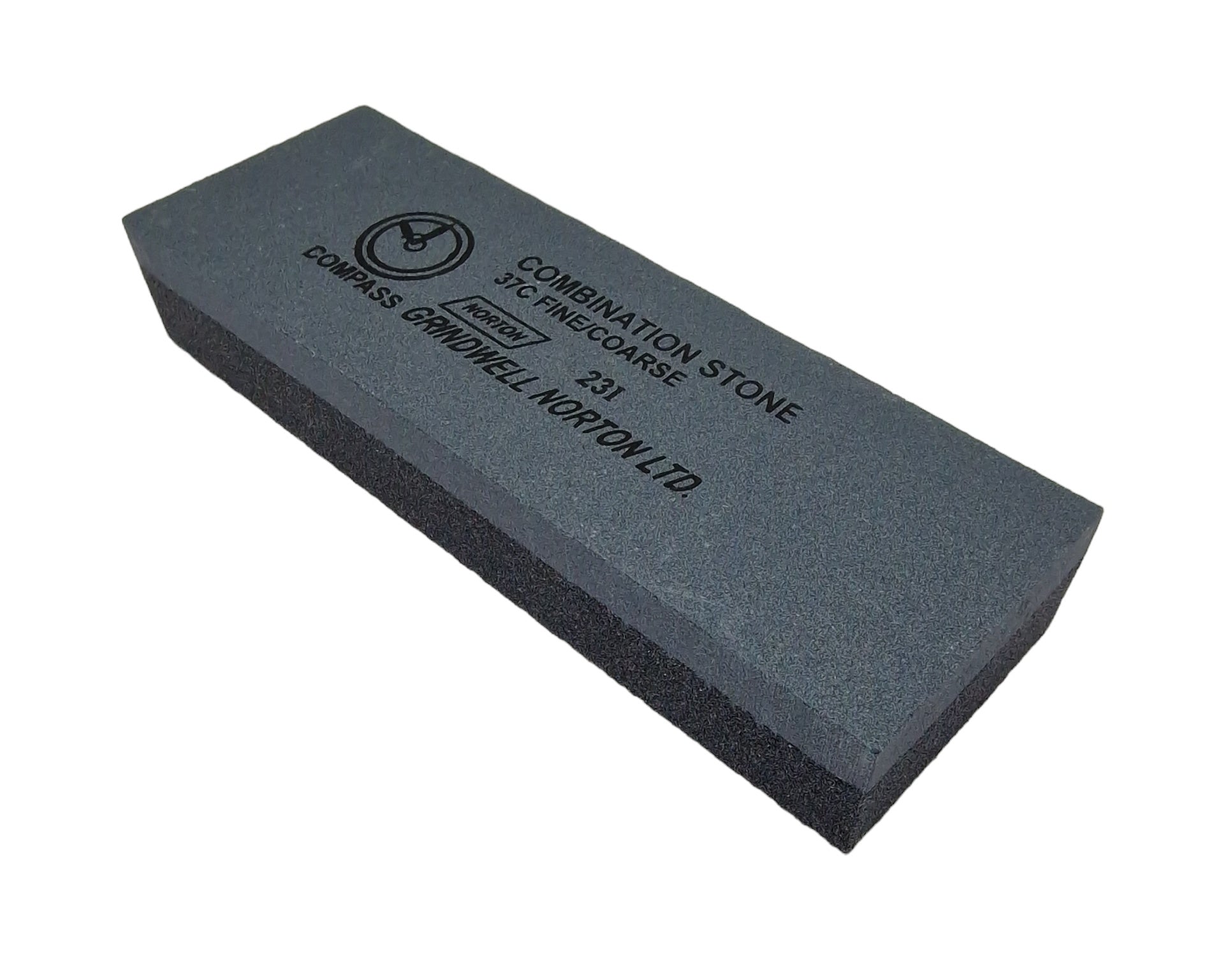 Combination stone 37/c fine and coarse written on the top