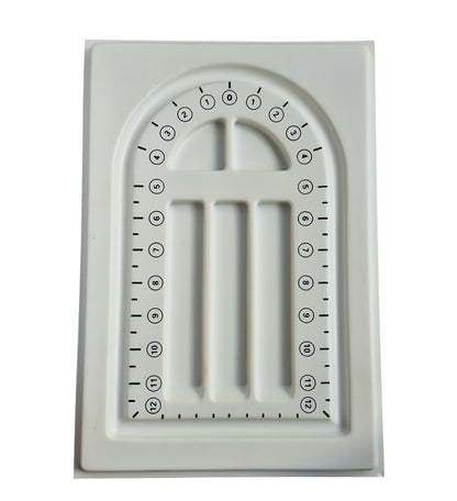 Bead Aligning Board - White